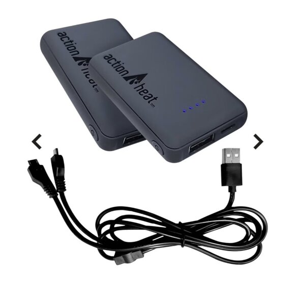 Action Heat 5 Volt Rechargeable Size Medium Men’s Premium Heated Gloves NWB $199 - Picture 8 of 14